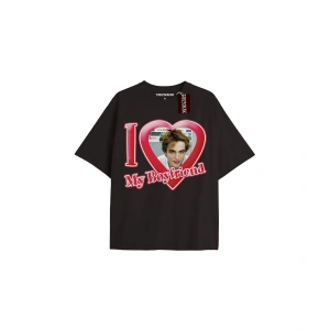 Y2k Twilight Team i love my boyfriend Tshirt KOD-Edward