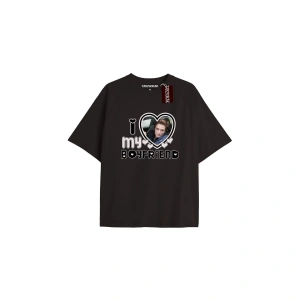 Y2k Twilight Team i love my boyfriend Tshirt KOD-Edward