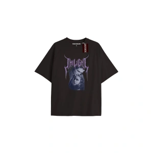 Y2k Twilight Team i love my boyfriend Tshirt KOD-Edward