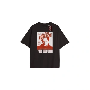 Y2k Twilight Team i love my boyfriend Tshirt KOD-Edward