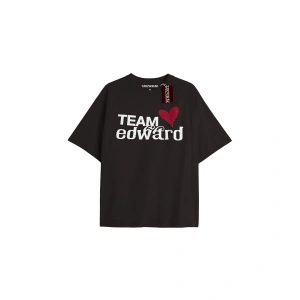 Y2k Twilight Team i love my boyfriend Tshirt KOD-Edward