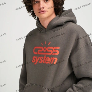 Y2K Unisex Cross System Sweatshirt Hoodie KOD 1921