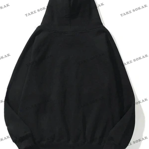 Y2K Unisex Embryo By Sweatshirt Hoodie KOD 1688 Siyah