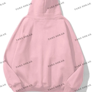 Y2K Unisex Gods Favorite Taş Görünümlü Baskılı Sweatshirt KOD 1589 Pembe
