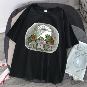 Y2K Unisex Harajuka Anime Retro Kawai Kuromi T-shirt Kod-Mavi-Etiket:  8350