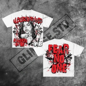 Y2K Unisex Harajuka Anime Retro Kawai Kuromi T-shirt Kod-Mavi-Etiket:  8401