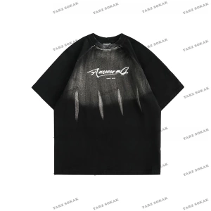 Y2K Unisex Harajuka Anime Retro Kawai Kuromi T-shirt Kod-Mavi-Etiket:  8407