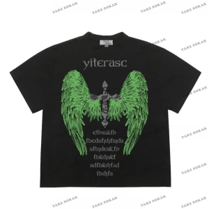 Y2K Unisex Harajuka Anime Retro Kawai Kuromi T-shirt Kod-Mavi-Etiket:  8496