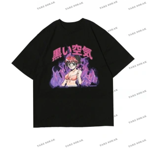 Y2K Unisex Harajuka Anime Retro Kawai Kuromi T-shirt Kod  Rertr Tarzsokak 6627