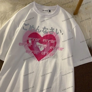 Y2K Unisex Harajuka Anime Retro Kawai Kuromi T-shirt Kod  Rertr Tarzsokak 6634