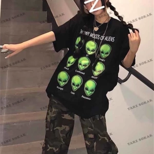 Y2K Unisex Harajuka Anime Retro Kawai Kuromi T-shirt Kod  Rertr Tarzsokak 6645