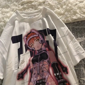 Y2K Unisex Harajuka Anime Retro Kawai Kuromi T-shirt Kod  Rertr Tarzsokak 6652