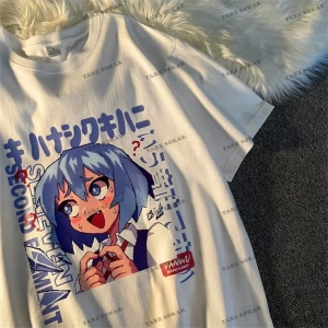 Y2K Unisex Harajuka Anime Retro Kawai Kuromi T-shirt Kod  Rertr Tarzsokak 6654