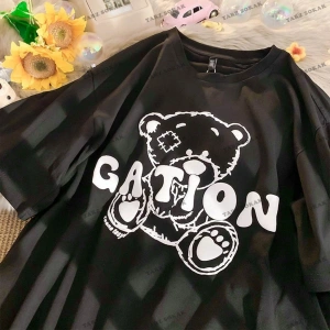 Y2K Unisex Harajuka Anime Retro Kawai Kuromi T-shirt Kod  Rertr Tarzsokak 6665