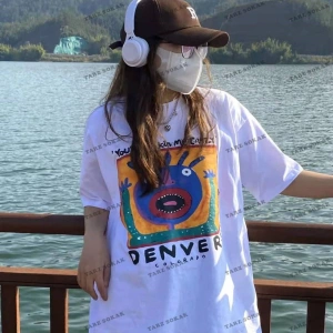 Y2K Unisex Harajuka Anime Retro Kawai Kuromi T-shirt Kod  Rertr Tarzsokak 6698