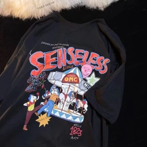 Y2K Unisex Harajuka Anime Retro Kawai Kuromi T-shirt Kod  Rertr Tarzsokak 6699