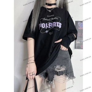 Y2K Unisex Harajuka Anime Retro Kawai Kuromi T-shirt Kod  Rertr Tarzsokak 6711