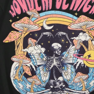 Y2K Unisex Harajuka Anime Retro Kawai Kuromi T-shirt Kod  Rertr Tarzsokak 6741