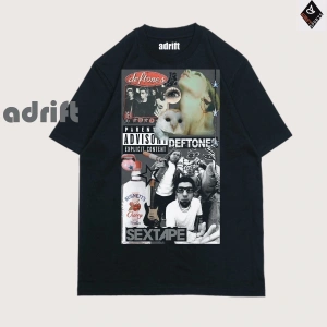 Y2K Unisex Harajuka Deftones Unisex Oversize Kalıp Tişört