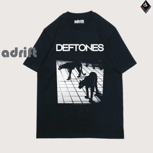 Y2K Unisex Harajuka Deftones Unisex Oversize Kalıp Tişört