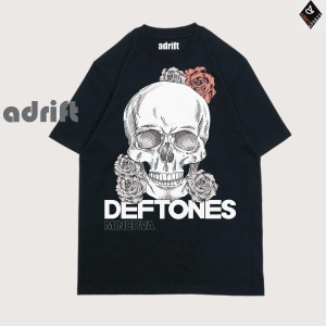 Y2K Unisex Harajuka Deftones Unisex Oversize Kalıp Tişört