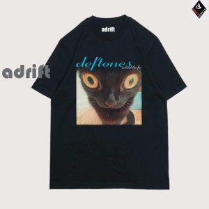 Y2K Unisex Harajuka Deftones Unisex Oversize Kalıp Tişört