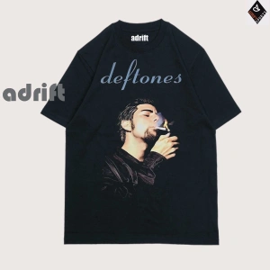 Y2K Unisex Harajuka Deftones Unisex Oversize Kalıp Tişört
