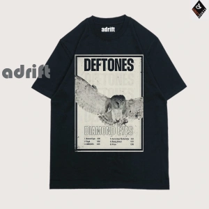 Y2K Unisex Harajuka Deftones Unisex Oversize Kalıp Tişört
