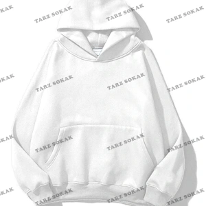 Y2K Unisex Im Mater Cars Sweatshirt KOD 1613 Beyaz