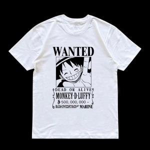 Y2k Unisex Oversize Anime One Piece Tshirt