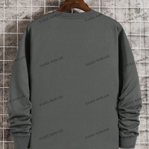 Y2K Unisex Shooting Star Sweatshirt KOD 1535 Gri