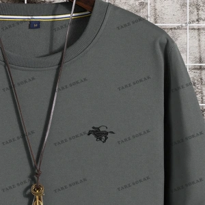 Y2K Unisex Shooting Star Sweatshirt KOD 1535 Gri