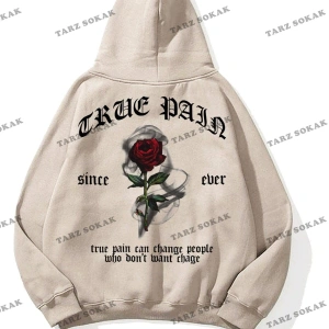 Y2K Unisex True Pain Sweatshirt Hoodie KOD 1930