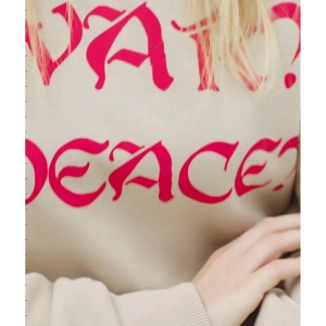 Y2K Unisex War Peace Sweatshirt Hoodie KOD 1926