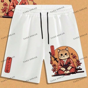 Y2K Unisex Yaz Şort Bermuda Harajuka Anime Retro KOD-11437