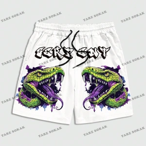 Y2K Unisex Yaz Şort Bermuda Harajuka Anime Retro KOD-11525