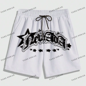 Y2K Unisex Yaz Şort Bermuda Harajuka Anime Retro KOD-11541