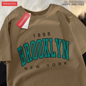 Y2k Vintage Tişört Tee 1898 Brooklyn New York