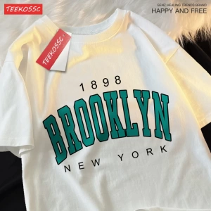 Y2k Vintage Tişört Tee 1898 Brooklyn New York