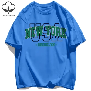Y2k Vintage Tişört Tee Abd New York Brookl Yn Baskı