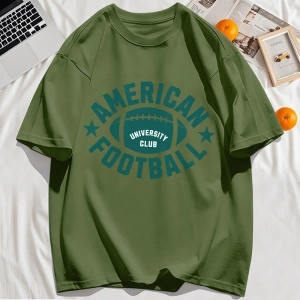 Y2k Vintage Tişört Tee Amerikan Futbolu Spor Baskılı
