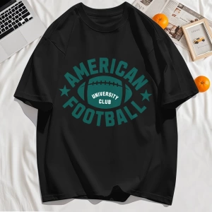 Y2k Vintage Tişört Tee Amerikan Futbolu Spor Baskılı
