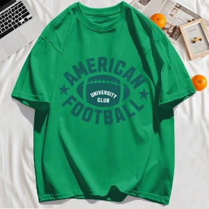 Y2k Vintage Tişört Tee Amerikan Futbolu Spor Baskılı