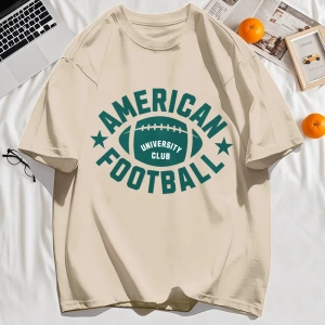 Y2k Vintage Tişört Tee Amerikan Futbolu Spor Baskılı