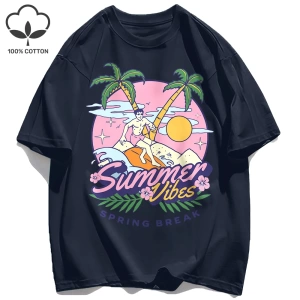 Y2k Vintage Tişört Tee Bahar Molası Desen