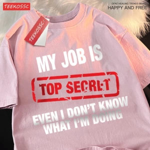 Y2k Vintage Tişört Tee Benim işim üst Segret Ecen ne yaptığımı bilmiyorum