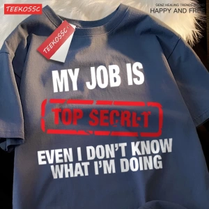 Y2k Vintage Tişört Tee Benim işim üst Segret Ecen ne yaptığımı bilmiyorum
