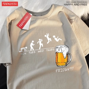 Y2k Vintage Tişört Tee bira özgürlük var eğlenceli