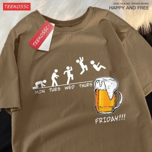 Y2k Vintage Tişört Tee bira özgürlük var eğlenceli