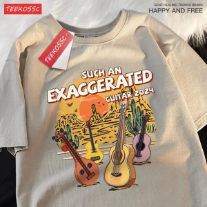 Y2k Vintage Tişört Tee Böyle bir abartılı gitar